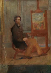 Ensor u jeho stojanu