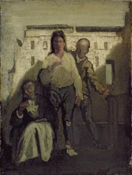 Zajetí Kartouzy (1693-1721) (olej na plátně)