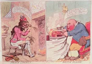 Francouzská svoboda: 1789, satirická karikatura