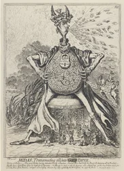 Midas, Transmuting all into Gold Paper, 1797