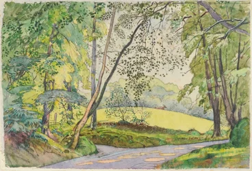 Through the Trees, 1910-15 (wc na papíře)
