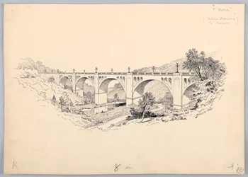 A Bridge, Design for Washington Board of Trade Dinner, 13. května 1908