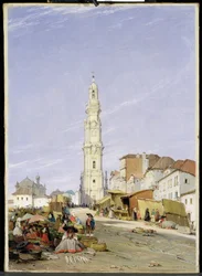 Věž duchovních, Porto, Portugalsko, 1837