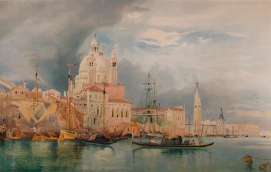 Benátky, c1850, 1935
