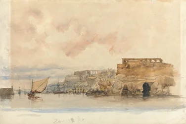 Pohled na Vallettu, Malta