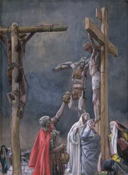 Žízním. Ocet podaný Ježíšovi, ilustrace pro Život Kristův, asi 1884-96
