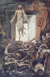La Resurrection – The Resurrection – z „“Života našeho Pána Ježíše Krista““ – 1899 James Tissot – La vie de notre seigneur Jesus Christ, Jacques Joseph