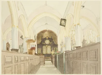 Interiér kostela svatého Petra