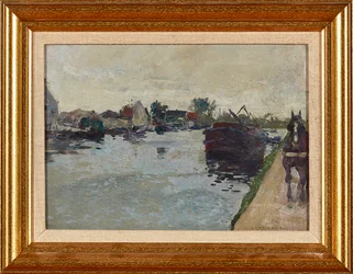 The Tow Path (olej na plátně)