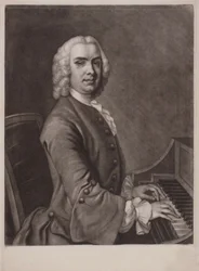 Portrét varhaníka a skladatele Johna Stanleyho 1712-1786.