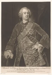 Portrét van Charles Lennox Nejvznešenější princ Charles vévoda z Richmondu (...) (titul na předmětu)