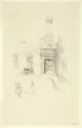 Nádvoří, nemocnice Chelsea