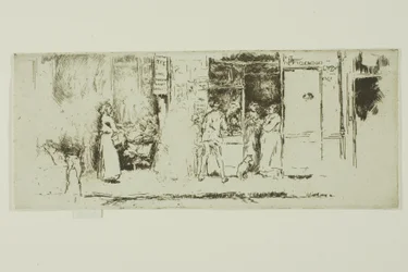 Stánek novin, Rue de Seine
