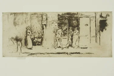 Stánek novin, Rue de Seine