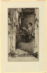 Rag Pickers, Mouffetard District, Paříž