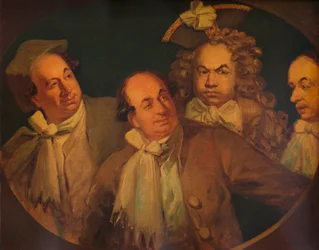 John Reeve jako Harry Alias, v Jedna, dva, tři, čtyři, pět, c1829
