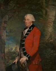 Sir Ralph Milbanke, Bt., v uniformě milice Yorkshire (North Riding)