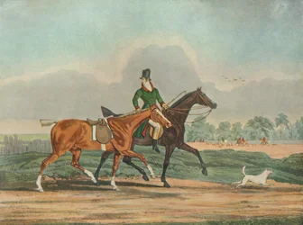 Hunters at Covertside, počátek 19. století, 1929