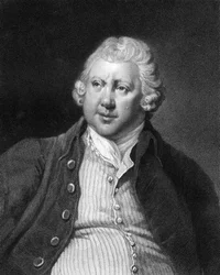 Richard Arkwright, britský průmyslník a vynálezce z 18. století, 1836.