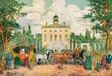 Dům Timothyho Dextera, Newburyport, Massachusetts, USA, 18. století, 1921