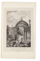 Chrám Višvešvúr, Benáres 1831-33 (litografie)