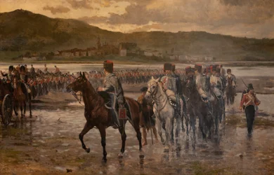 Průchod The Biddasoa Wellingtonovou armádou 7. října 1813