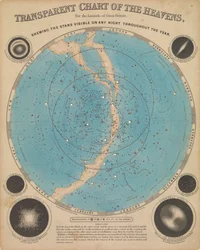 Mapa oblohy (podsvícená)