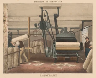 Progress of cotton, # 3: Lap-frame