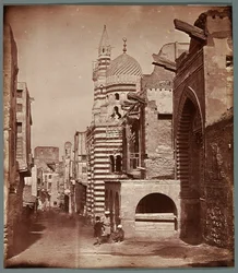 Egypt. Káhira. Mešita mamlúckého emíra Ajtmisze Al-Badżasiho (1383/1384)