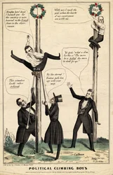 Political climbing boys, vydal J Baillie, H Bucholzer, New York, 1844