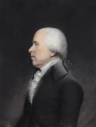 Dr Benjamin Rush (pastel na šedém papíře)