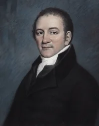 Rev. Richard Watson (pastel na šedém papíře)