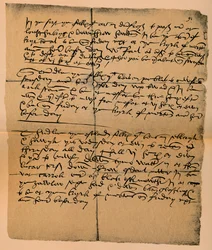 Pokyny pro pohyb vojsk před bitvou u Solway Moss, 1542, 1889