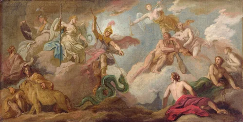 The Victory of Apollo, c.1716 (olej na plátně)