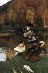 James Tissot - Podzim na Temži