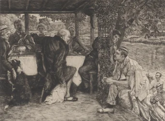 Podobenství o marnotratném synovi, č. IV: Vykrmené tele, 1882.