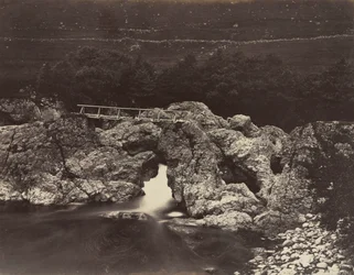 Shepherds Bridge poblíž Forest Lodge, 1871.