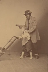 Edward Everett Hale a syn, ca. 1865.