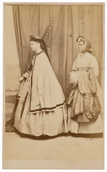 Eliza "Didy" Ridgelyová a pravděpodobně Charlotte Gittingsová, 1864 (foto)