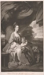 Vévodkyně z Buccleuchu se svou dcerou, lady Mary Scott