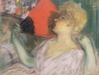 V Opeře (pastel na papíře)