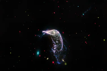 Interagující galaxie Arp 142 (pouze MIRI)