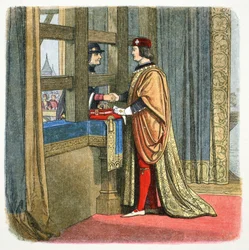 Setkání Edwarda IV. Anglie a Ludvíka XI. Francie v Picquigny, Francie, 1475 1864