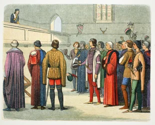 Richard, vévoda z Gloucesteru pozván, aby převzal korunu, 1483 1864