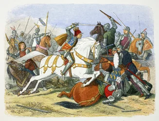 Richard III z Anglie v bitvě u Bosworth Field, Leicestershire, 1485 1864