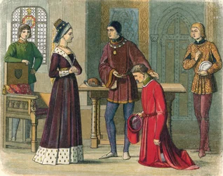 Hrabě z Warwicku se podřizuje královně Margaret, 1470 1864