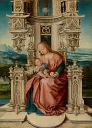 Madonna (olej na panelu)