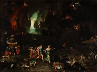 Aeneas a Sibyla v podsvětí.