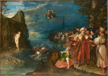 Perseus Freeing Andromeda, asi 1600-1610.