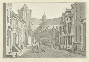 Zřícenina domu Lucase van Stevenincka v Middelburgu, 1787
